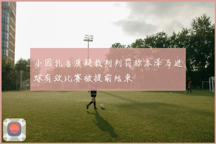 小因扎吉质疑裁判判罚称本泽马进球有效比赛被提前结束